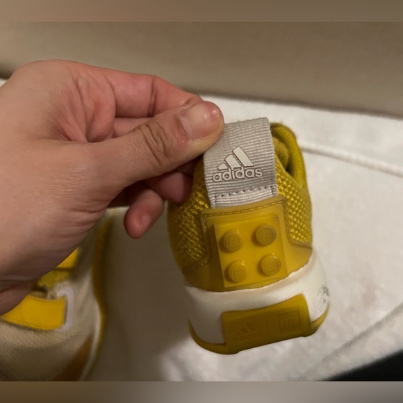 adidas x LEGO Sport Pro EL K Yellow Red Kids Preschool Running Shoes GZ2414 - Picture 8 of 16